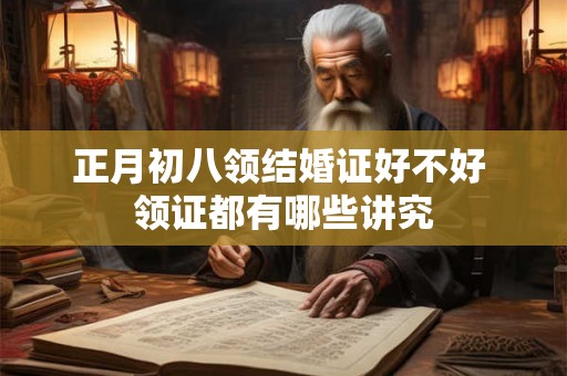 正月初八领结婚证好不好 领证都有哪些讲究