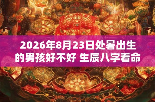 2026年8月23日处暑出生的男孩好不好 生辰八字看命
