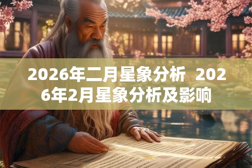 2026年二月星象分析  2026年2月星象分析及影响