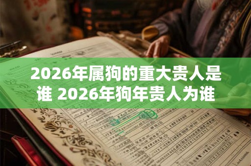 2026年属狗的重大贵人是谁 2026年狗年贵人为谁