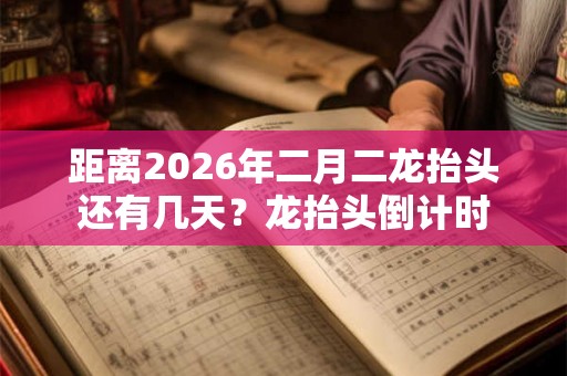 距离2026年二月二龙抬头还有几天？龙抬头倒计时