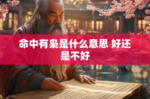 命中有枭是什么意思 好还是不好