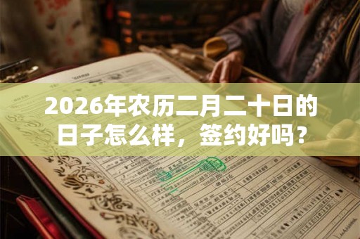 2026年农历二月二十日的日子怎么样,签约好吗? 2026年农历二月二十日的日子怎么样,签约好吗?
