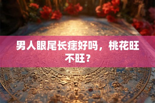 男人眼尾长痣好吗，桃花旺不旺？
