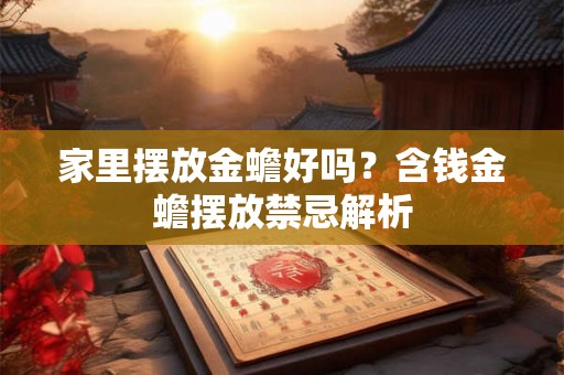 家里摆放金蟾好吗?含钱金蟾摆放禁忌解析 家里摆放金蟾好吗?含钱金蟾摆放禁忌解析