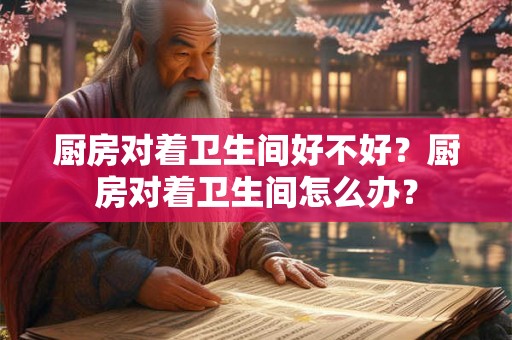 厨房对着卫生间好不好？厨房对着卫生间怎么办？