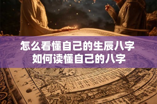 怎么看懂自己的生辰八字 如何读懂自己的八字 怎么看懂自己的生辰八字 如何读懂自己的八字