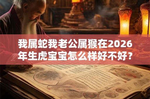 我属蛇我老公属猴在2026年生虎宝宝怎么样好不好？
