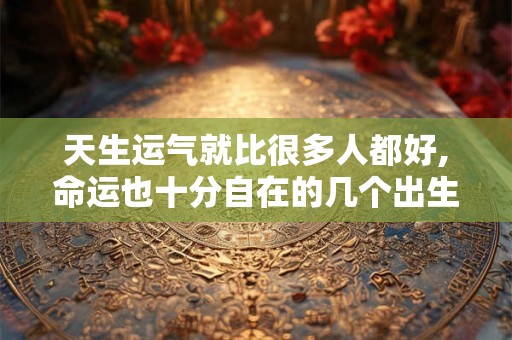 天生运气就比很多人都好,命运也十分自在的几个出生日,有你的吗？