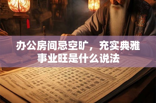 办公房间忌空旷，充实典雅事业旺是什么说法