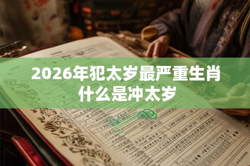 2026年犯太岁最严重生肖 什么是冲太岁