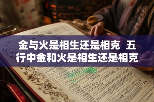 金与火是相生还是相克 五行中金和火是相生还是相克 金与火是相生还是相克 五行中金和火是相生还是相克