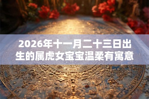 2026年十一月二十三日出生的属虎女宝宝温柔有寓意的名字推荐