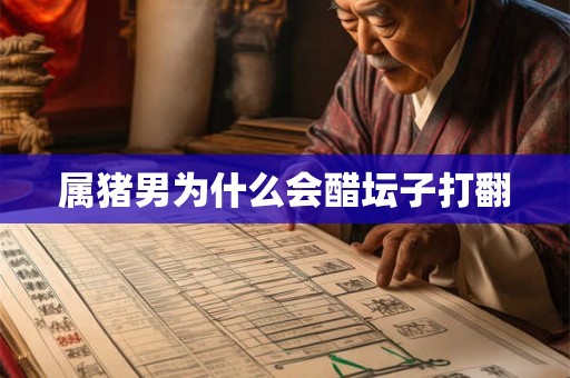 属猪男为什么会醋坛子打翻