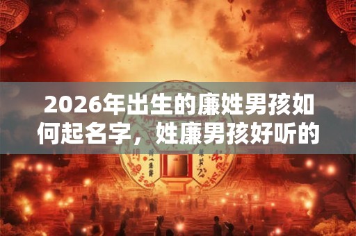 2026年出生的廉姓男孩如何起名字，姓廉男孩好听的名字