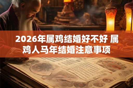 2026年属鸡结婚好不好 属鸡人马年结婚注意事项