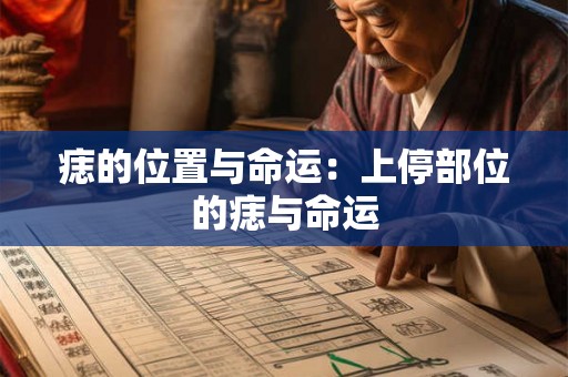 痣的位置与命运：上停部位的痣与命运