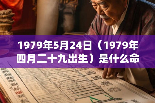 1979年5月24日(1979年四月二十九出生)是什么命_命运如何 1979年5月24日(1979年四月二十九出生)是什么命_命运如何