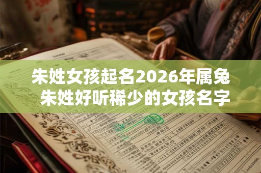 朱姓女孩起名2026年属兔  朱姓好听稀少的女孩名字属兔