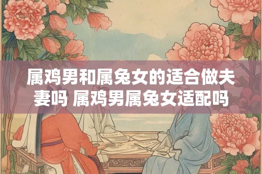 属鸡男和属兔女的适合做夫妻吗 属鸡男属兔女适配吗 属鸡男和属兔女的适合做夫妻吗 属鸡男属兔女适配吗