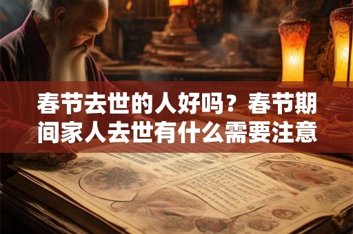 春节去世的人好吗？春节期间家人去世有什么需要注意的？