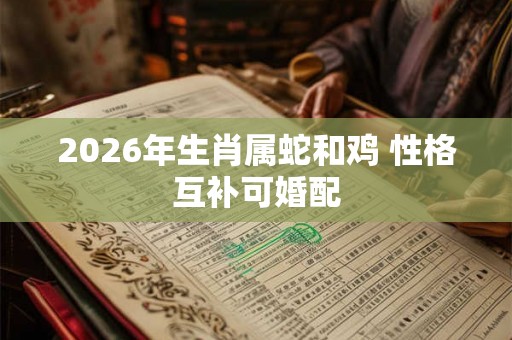 2026年生肖属蛇和鸡 性格互补可婚配
