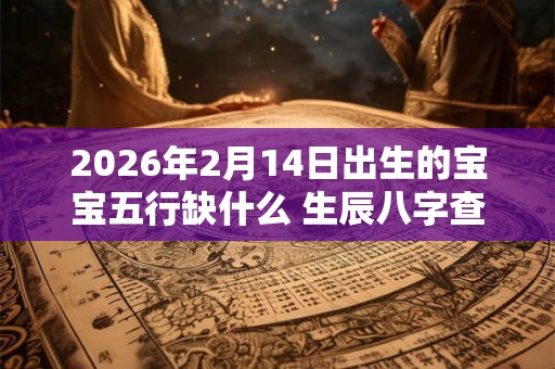 2026年2月14日出生的宝宝五行缺什么 生辰八字查询 2026年2月14日出生的宝宝五行缺什么 生辰八字查询
