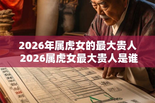 2026年属虎女的最大贵人 2026属虎女最大贵人是谁 2026年属虎女的最大贵人 2026属虎女最大贵人是谁
