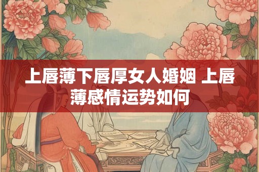 上唇薄下唇厚女人婚姻 上唇薄感情运势如何 上唇薄下唇厚女人婚姻 上唇薄感情运势如何
