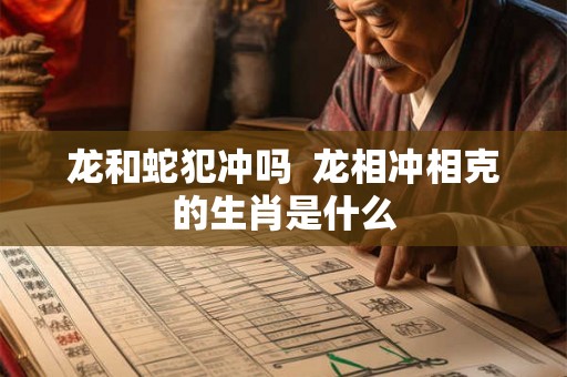 龙和蛇犯冲吗  龙相冲相克的生肖是什么