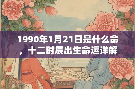 1990年1月21日是什么命，十二时辰出生命运详解