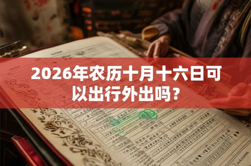 2026年农历十月十六日可以出行外出吗？