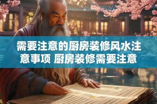 需要注意的厨房装修风水注意事项 厨房装修需要注意哪些风水问题