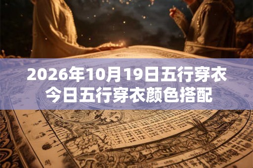 2026年10月19日五行穿衣 今日五行穿衣颜色搭配