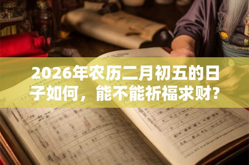 2026年农历二月初五的日子如何，能不能祈福求财？