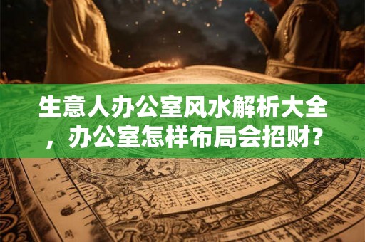 生意人办公室风水解析大全，办公室怎样布局会招财？