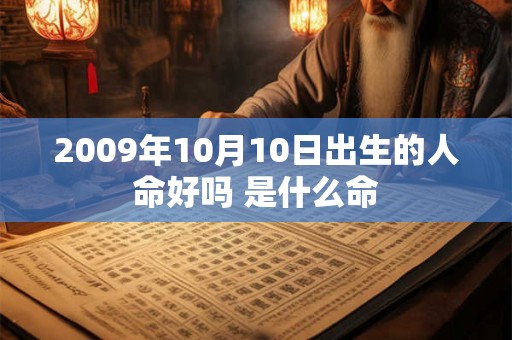 2009年10月10日出生的人命好吗 是什么命