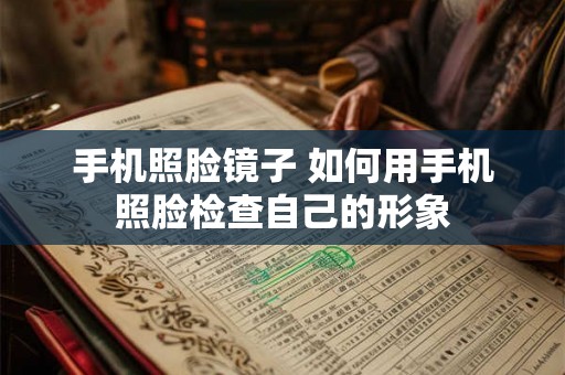 手机照脸镜子 如何用手机照脸检查自己的形象 手机照脸镜子 如何用手机照脸检查自己的形象