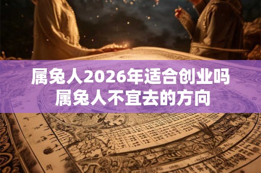 属兔人2026年适合创业吗 属兔人不宜去的方向