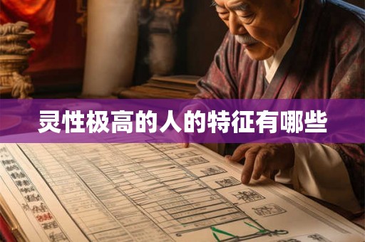 灵性极高的人的特征有哪些