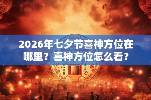 2026年七夕节喜神方位在哪里？喜神方位怎么看？