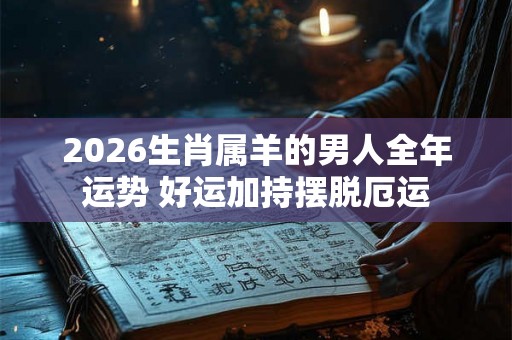 2026生肖属羊的男人全年运势 好运加持摆脱厄运