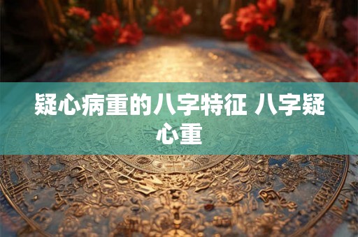 疑心病重的八字特征 八字疑心重