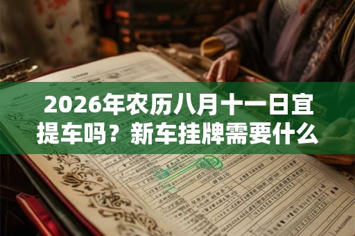 2026年农历八月十一日宜提车吗？新车挂牌需要什么？