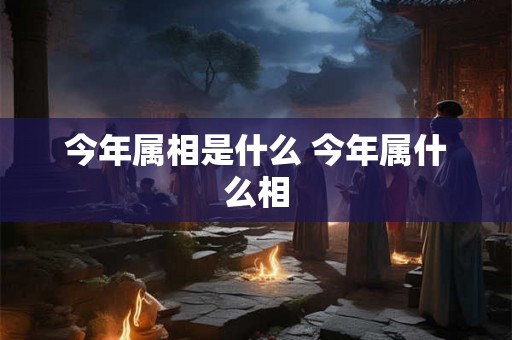 今年属相是什么 今年属什么相