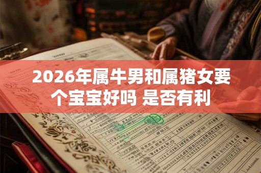 2026年属牛男和属猪女要个宝宝好吗 是否有利