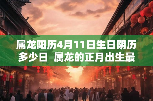 属龙阳历4月11日生日阴历多少日 属龙的正月出生最不好 属龙阳历4月11日生日阴历多少日 属龙的正月出生最不好