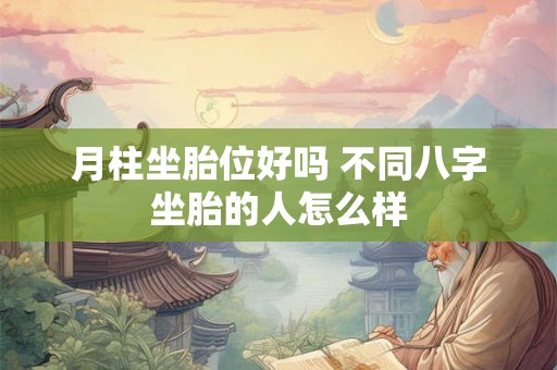 月柱坐胎位好吗 不同八字坐胎的人怎么样