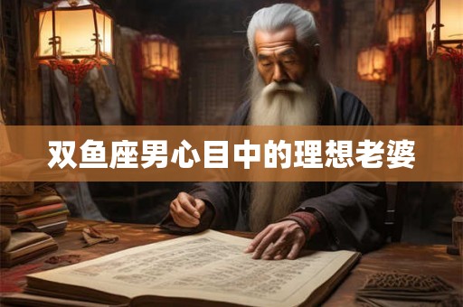 双鱼座男心目中的理想老婆