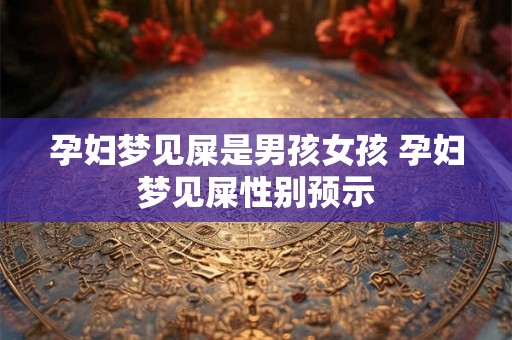孕妇梦见屎是男孩女孩 孕妇梦见屎性别预示
